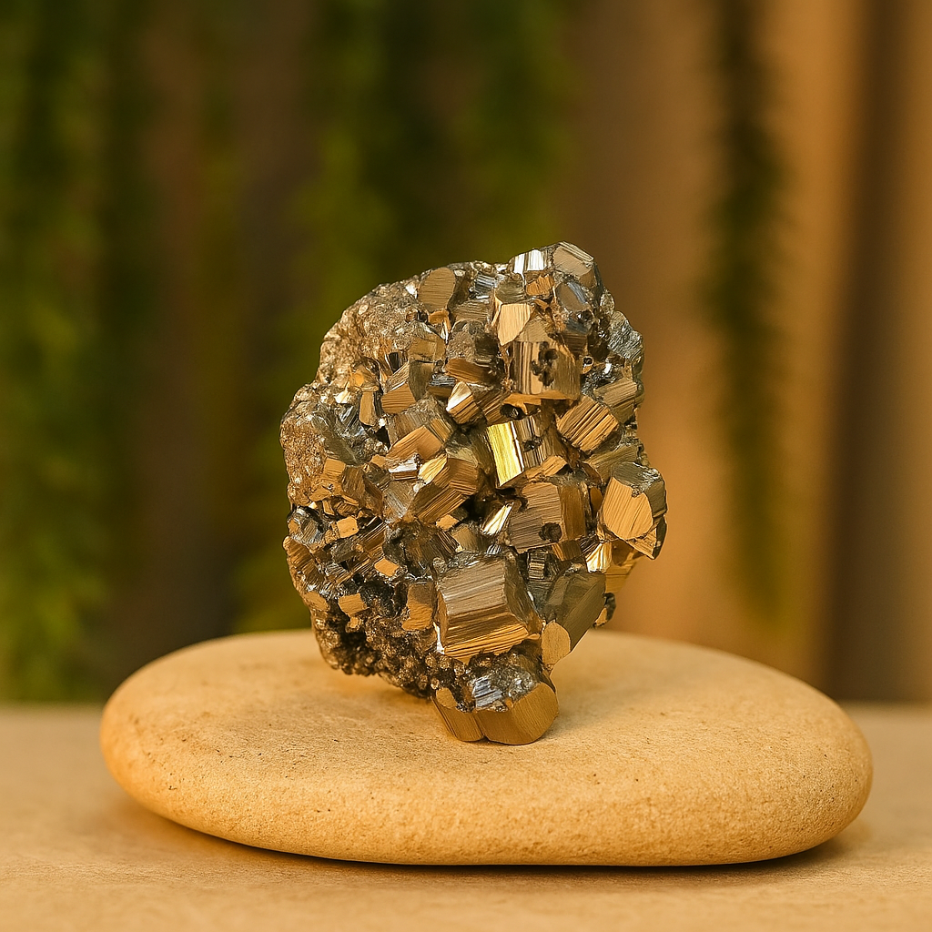 Raw Pyrite Crystal Cubes