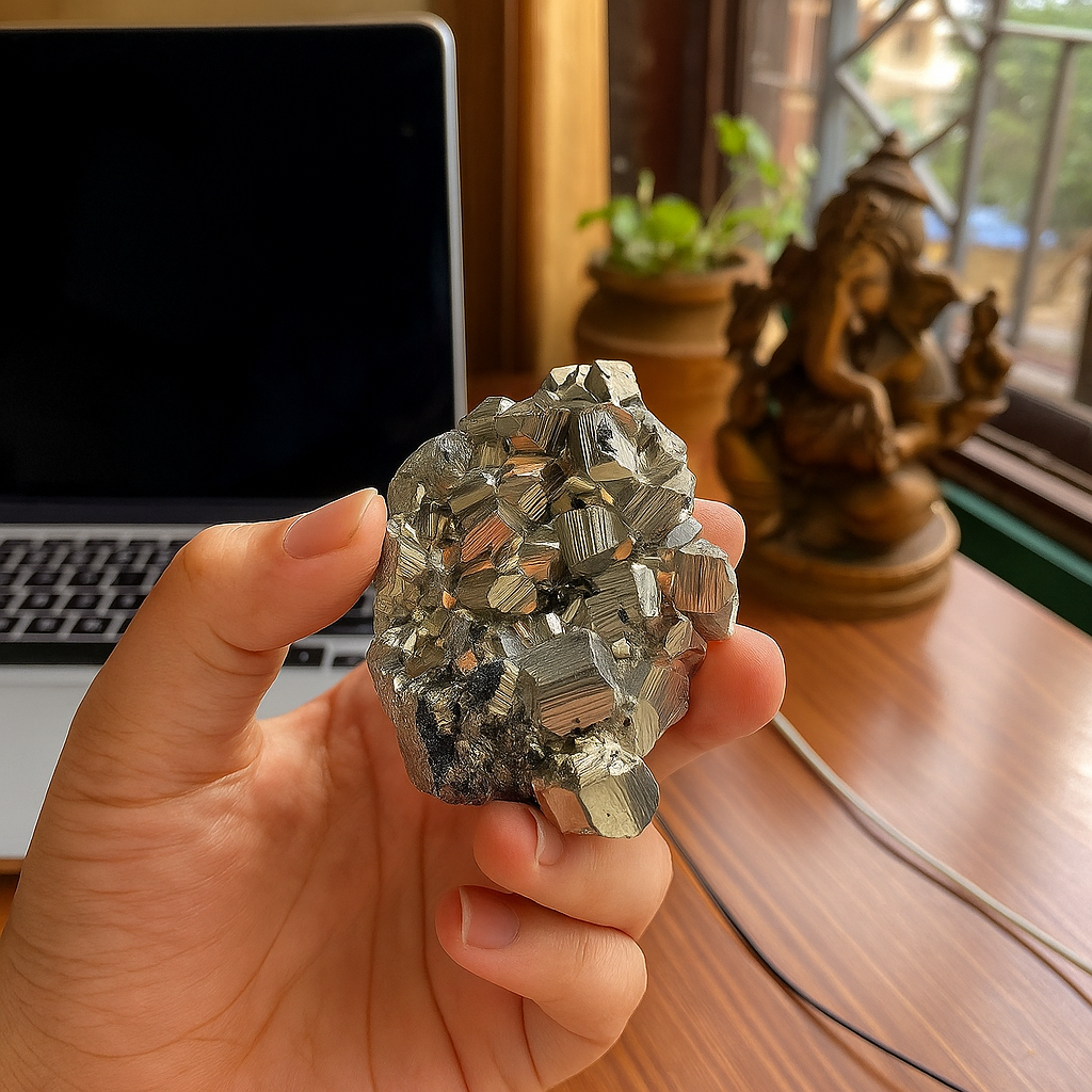 Raw Pyrite Crystal Cubes
