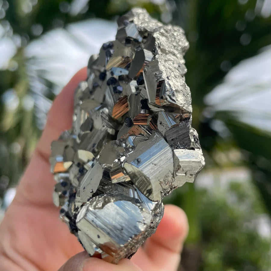 Raw Pyrite Crystal Cubes