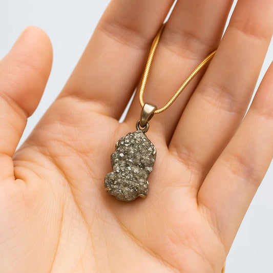 RAW PYRITE PENDANT