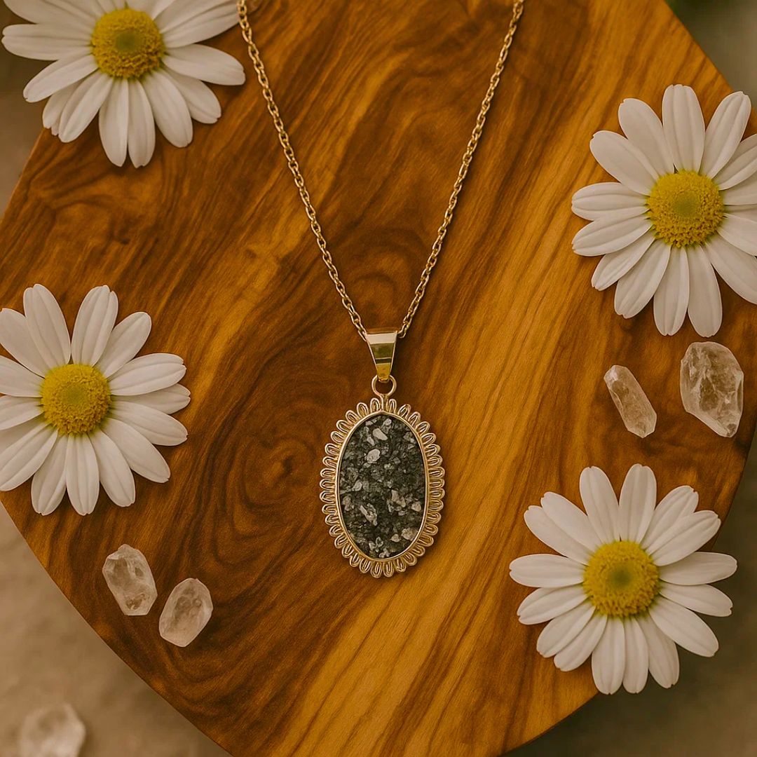 Raw Pyrite Pendant(GOLD)