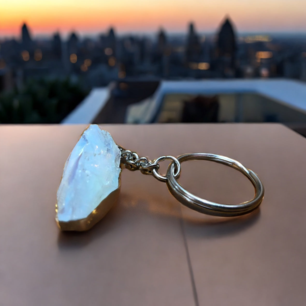Opalite Key Chain