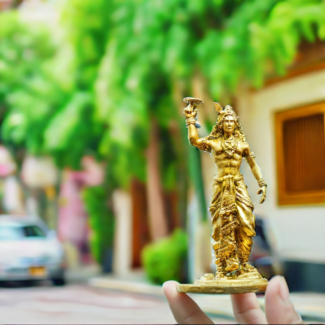 Shree Krishna Ji Chakra Murti for Car Dashboard