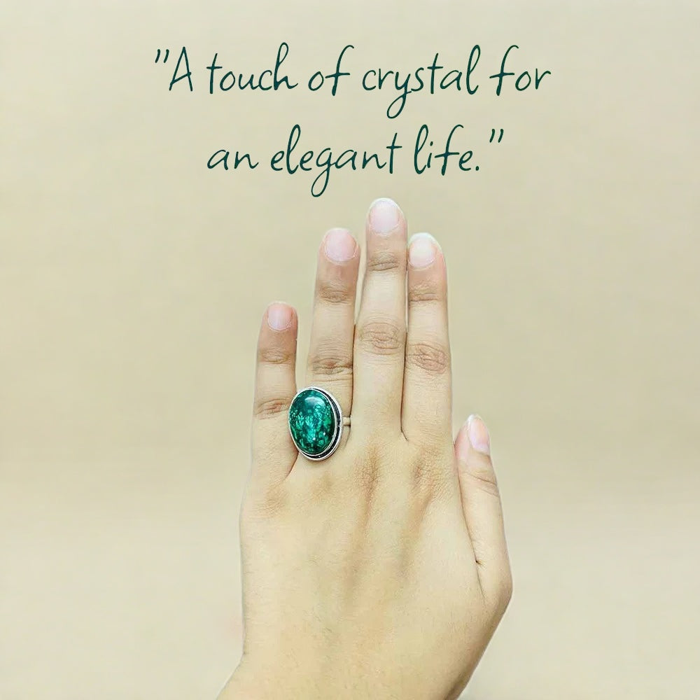 Green Malachite Ring