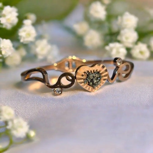 Love Design Pyrite Bracelet For Attract Money