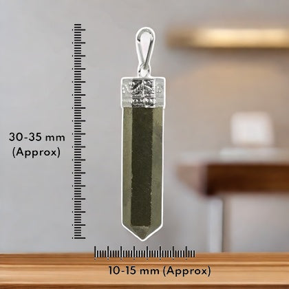 Pyrite Pencil Pendant