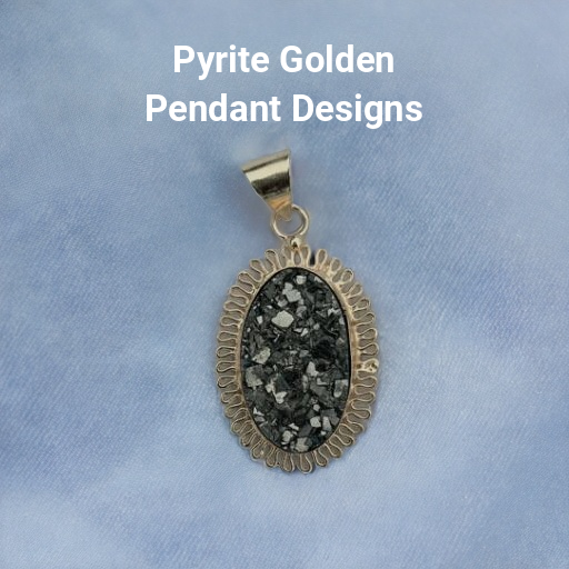 Raw Pyrite Pendant(GOLD)