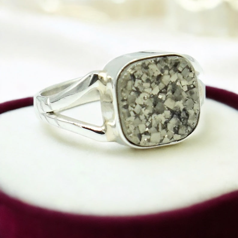 Pyrite Natural Adjustable Ring L3