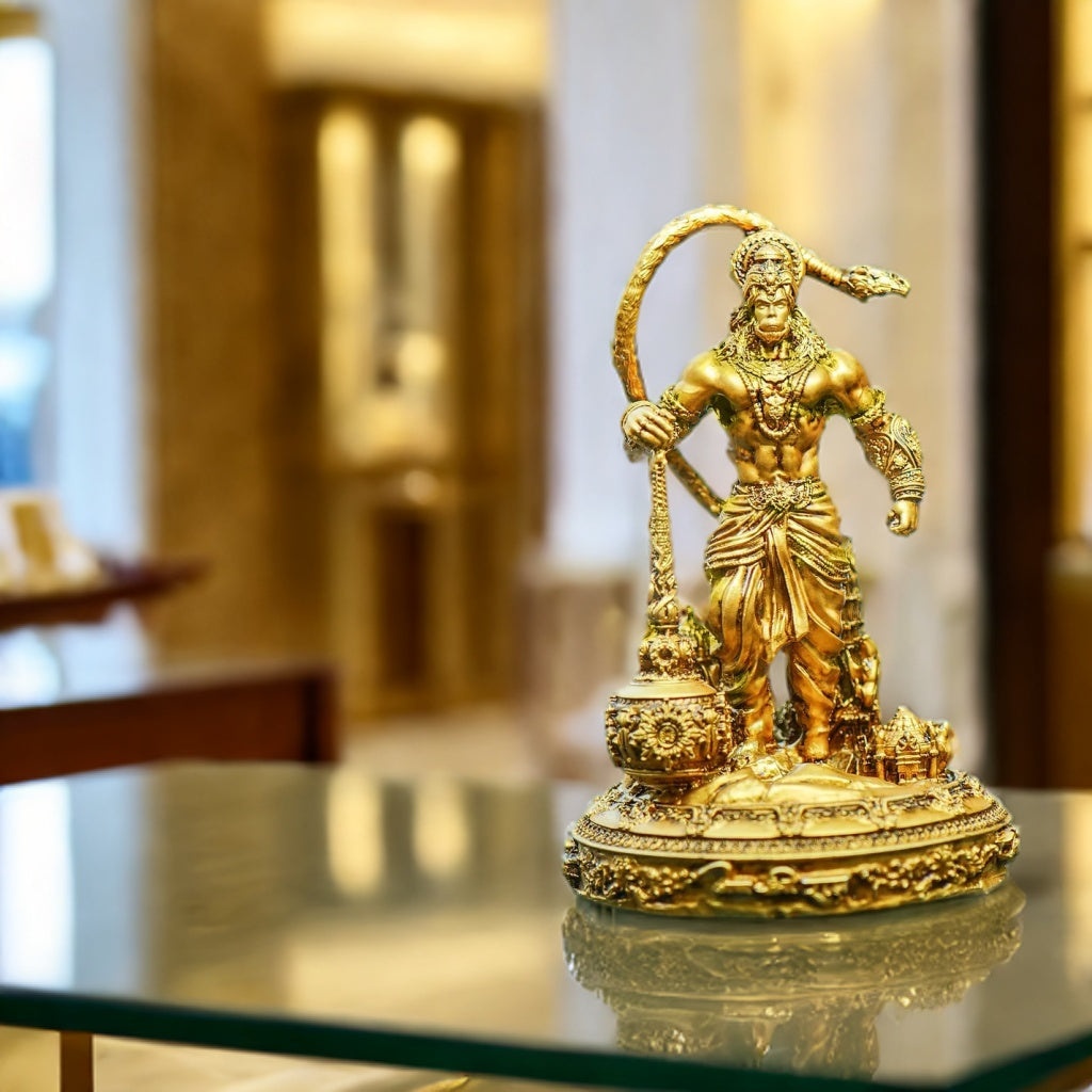 Hanuman Ji Lanka Dahan Car Dashboard Murti