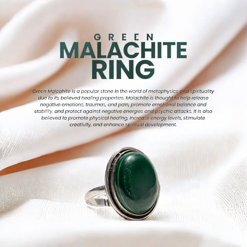 Green Malachite Ring