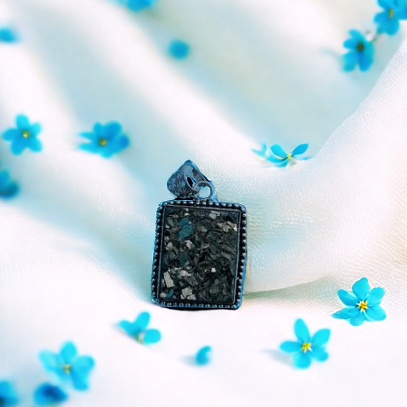 Natural Pyrite Pendant Square Shape
