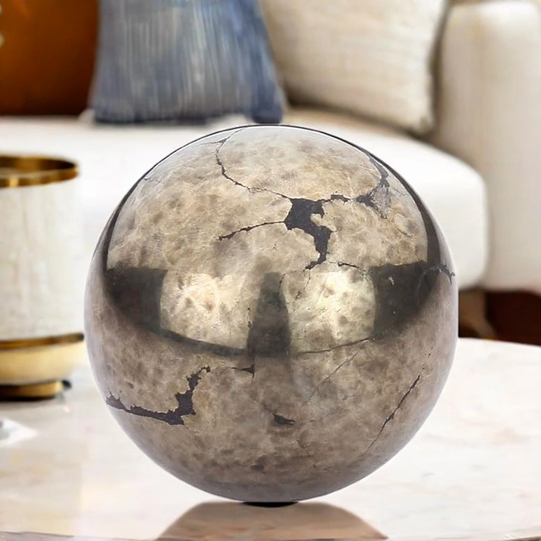 Pyrite Stone Ball Sphere
