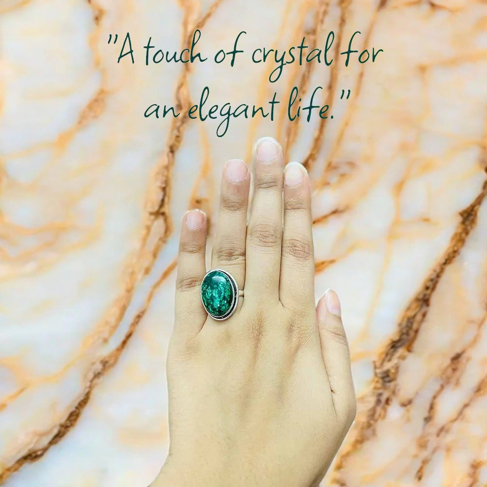 Green Malachite Ring
