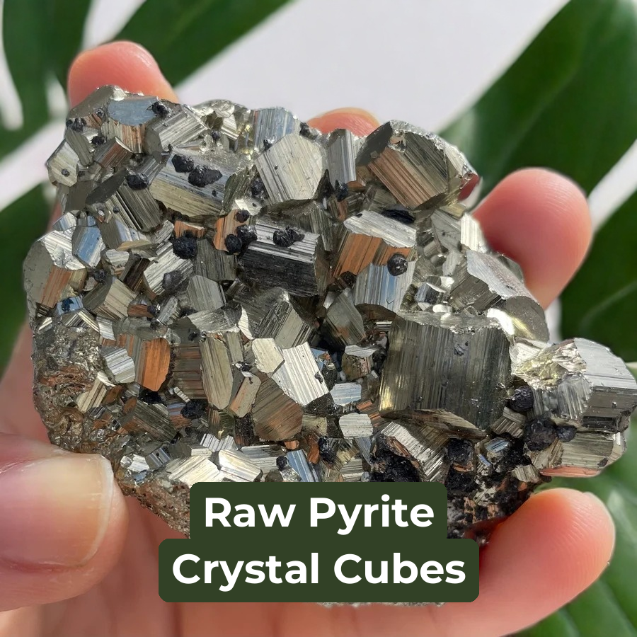 Raw Pyrite Crystal Cubes