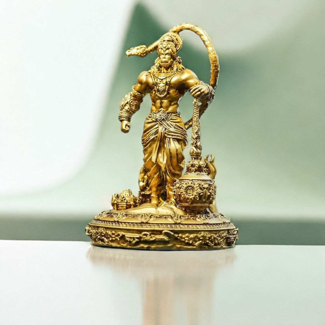 Hanuman Ji Lanka Dahan Car Dashboard Murti