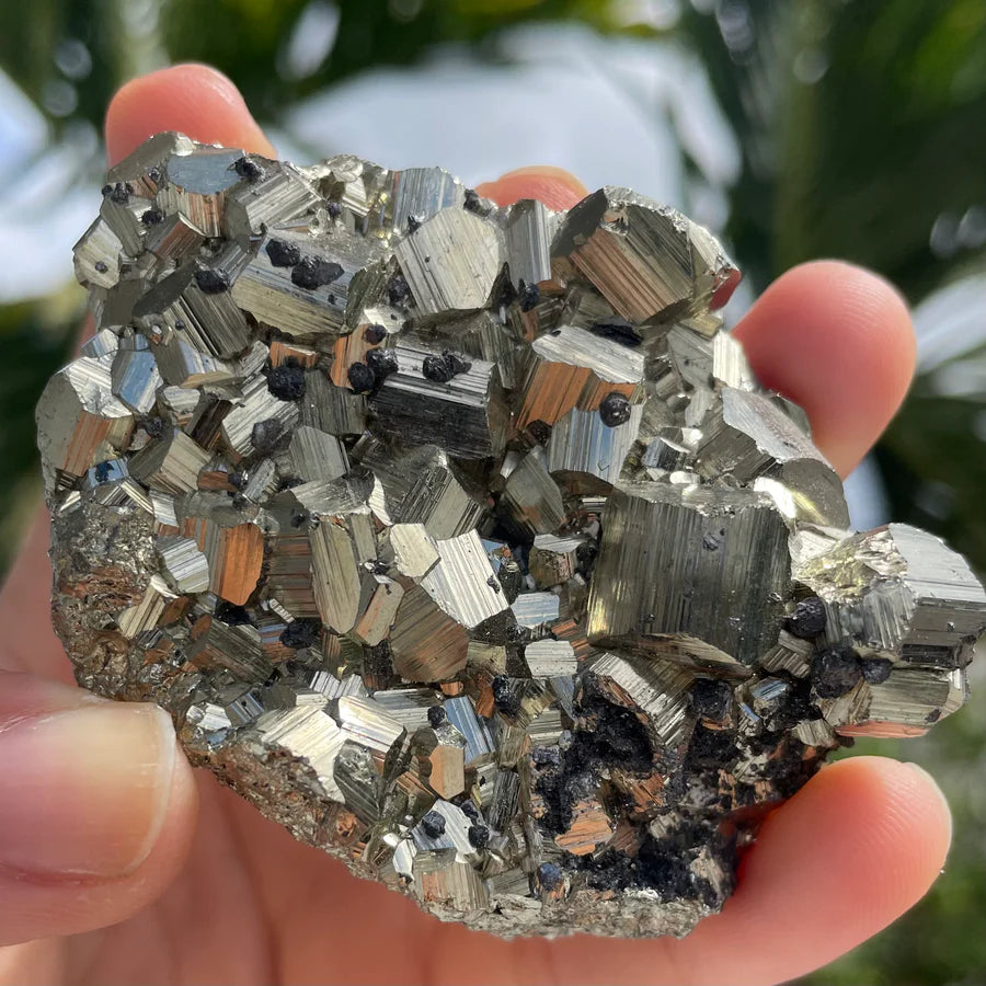 Raw Pyrite Crystal Cubes