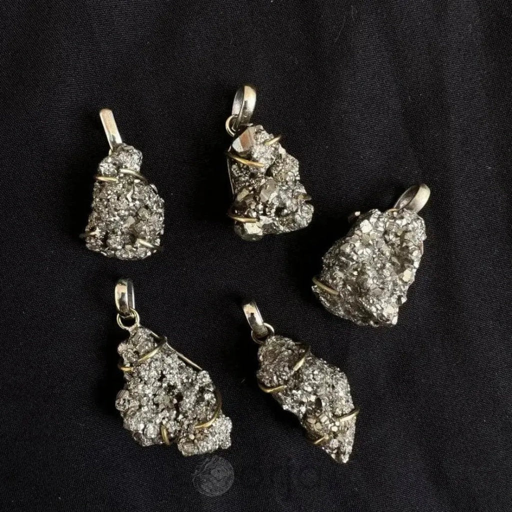 RAW PYRITE PENDANT