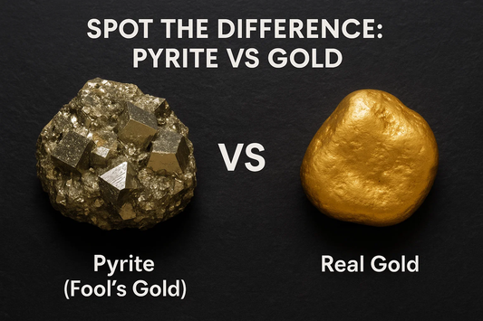 pyrite vs gold, how to identify pyrite, fool’s gold vs real gold, pyrite identification, difference between pyrite and gold
