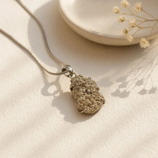 RAW PYRITE PENDANT