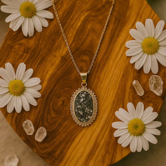 Raw Pyrite Pendant(GOLD)