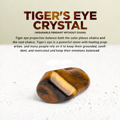 Tiger's eye crystal Pendant (without chain)