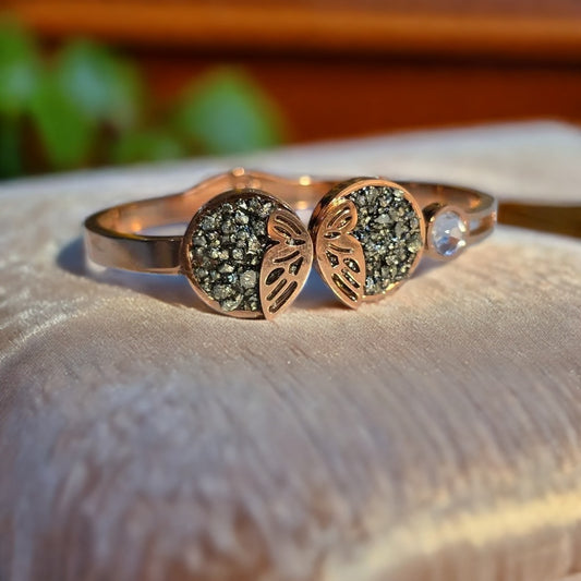 Butterfly Desgin Oval Bracelet