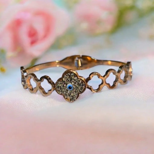 Evil Eye Pyrite Bracelet