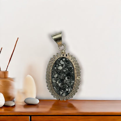 Raw Pyrite Pendant(GOLD)