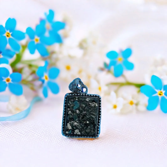 Natural Pyrite Pendant Square Shape