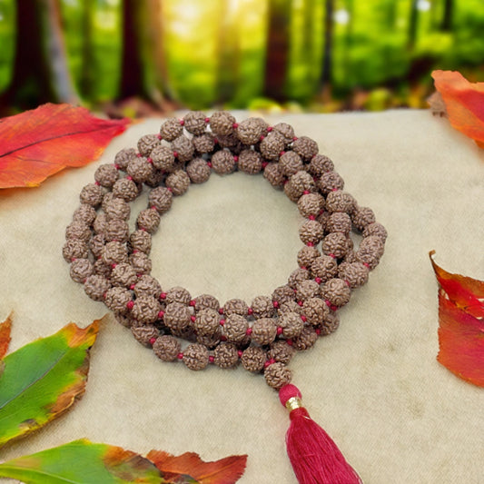 Panch Mukhi Rudraksha  Mala 108 Beads