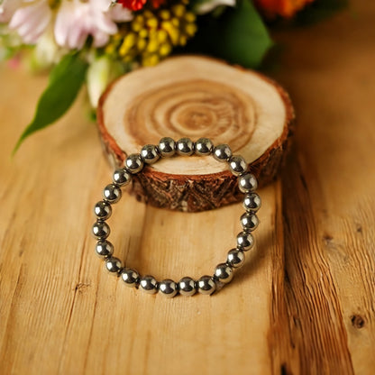 Golden Pyrite Bracelet for Money Attraction