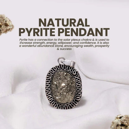 Natural Pyrite Pendant (Without Chain)
