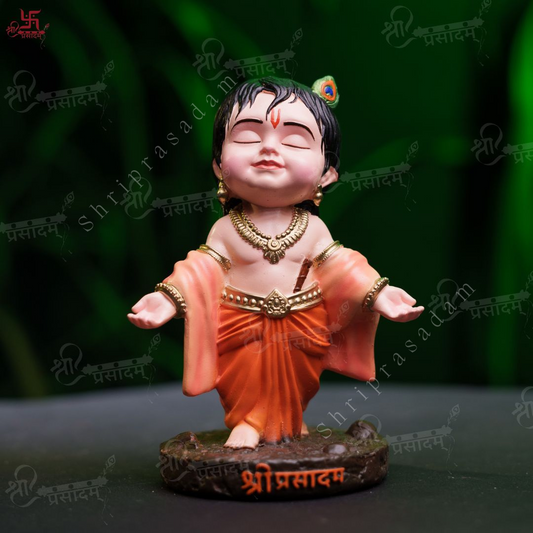 Lord Krishna Murti | Decorative Krishna Murti | Krishna Idol for Car Dashboard