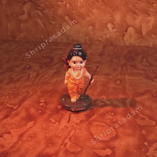 Bal Ram Idol for Car Dashboard | Beautiful Ram Murti for Pooja Room, and Spiritual Gifting